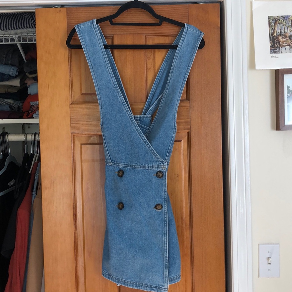 Urban outfitters overall mini dress